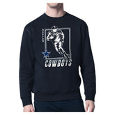Dallas Cowboys Starter Player Grid Pullover Sweatshirt Navy - NFL