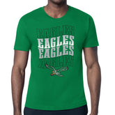 Philadelphia Eagles Starter Stacked Retro Logo T-Shirt Kelly Green - NFL