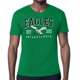 Philadelphia Eagles Starter Distressed Retro Logo T-Shirt Kelly Green - NFL
