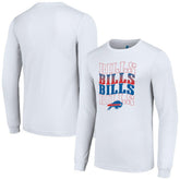 Buffalo Bills Starter Team Name Graphic Long Sleeve T-Shirt White - NFL