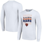 Chicago Bears Starter Team Name Graphic Long Sleeve T-Shirt White - NFL