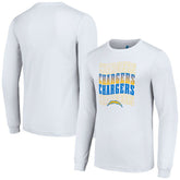 Los Angeles Chargers Starter Team Name Graphic Long Sleeve T-Shirt White - NFL