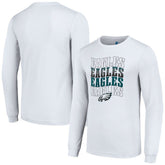 Philadelphia Eagles Starter Team Name Graphic Long Sleeve T-Shirt White - NFL