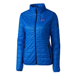 Buffalo Bills Cutter & Buck Women's Rainier PrimaLoft Eco Insulated Full-Zip Puffer Jacket Royal - NFL