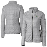 Green Bay Packers Cutter & Buck Women's Rainier PrimaLoft Eco Insulated Full-Zip Puffer Jacket Gray - NFL