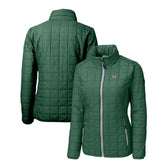 Green Bay Packers Cutter & Buck Women's Rainier PrimaLoft Eco Insulated Full-Zip Puffer Jacket Green - NFL
