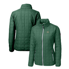 Green Bay Packers Cutter & Buck Women's Rainier PrimaLoft Eco Insulated Full-Zip Puffer Jacket Green - NFL