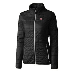 New York Giants Cutter & Buck Women's Rainier PrimaLoft Eco Insulated Full-Zip Puffer Jacket Black - NFL