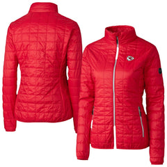 Kansas City Chiefs Cutter & Buck Women's Rainier PrimaLoft Eco Insulated Full-Zip Puffer Jacket Red - NFL