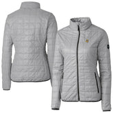 Minnesota Vikings Cutter & Buck Women's Rainier PrimaLoft Eco Insulated Full-Zip Puffer Jacket Gray - NFL