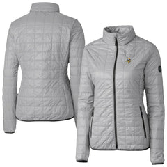 Minnesota Vikings Cutter & Buck Women's Rainier PrimaLoft Eco Insulated Full-Zip Puffer Jacket Gray - NFL
