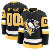 Pittsburgh Penguins Fanatics Home Premium Custom Jersey Black