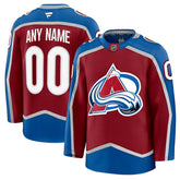 Colorado Avalanche - Fanatics Home Premium Custom Jersey Burgundy