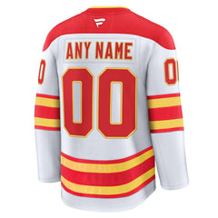 Calgary Flames - Fanatics Away Premium Custom Jersey White