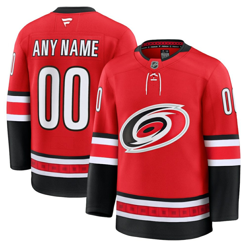 Carolina Hurricanes - Fanatics Alternate Premium Custom Jersey Red