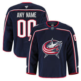 Columbus Blue Jackets - Fanatics Home Authentic Pro Custom Jersey Navy