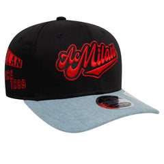 New Era AC Milan New Era 9FIFTY Stretch-Snap Adjustable Hat - Black/Denim