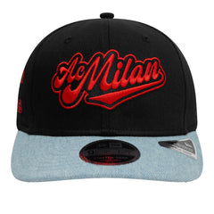 New Era AC Milan New Era 9FIFTY Stretch-Snap Adjustable Hat - Black/Denim
