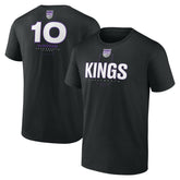 NBA - DeMar DeRozan Sacramento Kings Behind The Back Name & Number T-Shirt - Black