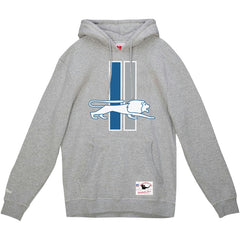 Detroit Lions Vintage Pullover Hoodie Heather Gray - Mitchell & Ness