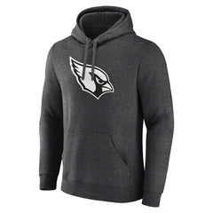 Arizona Cardinals Personalized Name & Number Monochrome Pullover Hoodie Charcoal - NFL