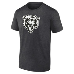 Chicago Bears Personalized Name & Number Monochrome T-Shirt Charcoal - NFL