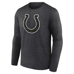 Indianapolis Colts Personalized Name & Number Monochrome Long Sleeve T-Shirt Charcoal - NFL