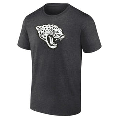 Jacksonville Jaguars Personalized Name & Number Monochrome T-Shirt Charcoal - NFL