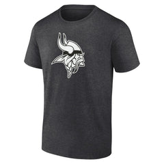 Minnesota Vikings Personalized Name & Number Monochrome T-Shirt Charcoal - NFL