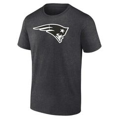 New England Patriots Personalized Name & Number Monochrome T-Shirt Charcoal - NFL