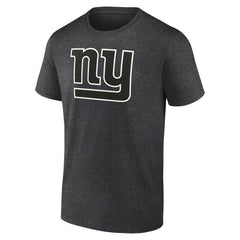 New York Giants Personalized Name & Number Monochrome T-Shirt Charcoal - NFL