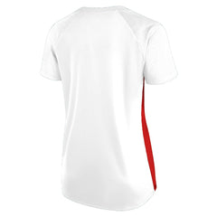 Kansas City Chiefs Women's Plus Size Glitter Lace-Up V- Neck T-Shirt White - Fanatics