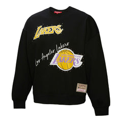 Mitchell & Ness - Los Angeles Lakers Women's Hardwood Classics Home Team Pullover Sweatshirt - Black