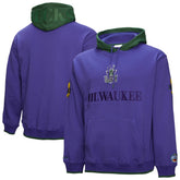 Mitchell & Ness - Milwaukee Bucks Hardwood Classics Team OG 3.0 Pullover Hoodie - Purple