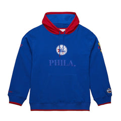Mitchell & Ness - Philadelphia 76ers Hardwood Classics Team OG 3.0 Pullover Hoodie - Royal