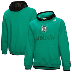 Mitchell & Ness - Boston Celtics Hardwood Classics Team OG 3.0 Pullover Hoodie - Kelly Green