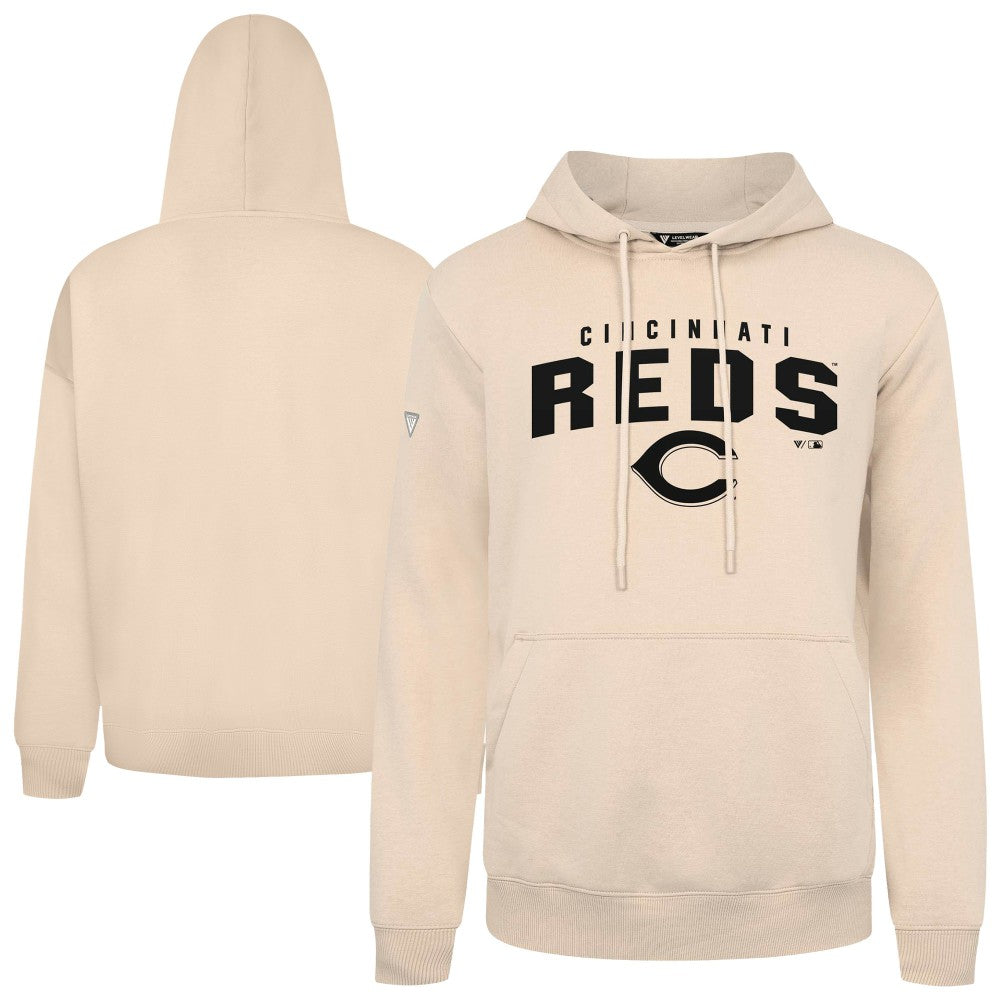 Cincinnati Reds Levelwear Podium Team Arch Pullover Hoodie On Sale