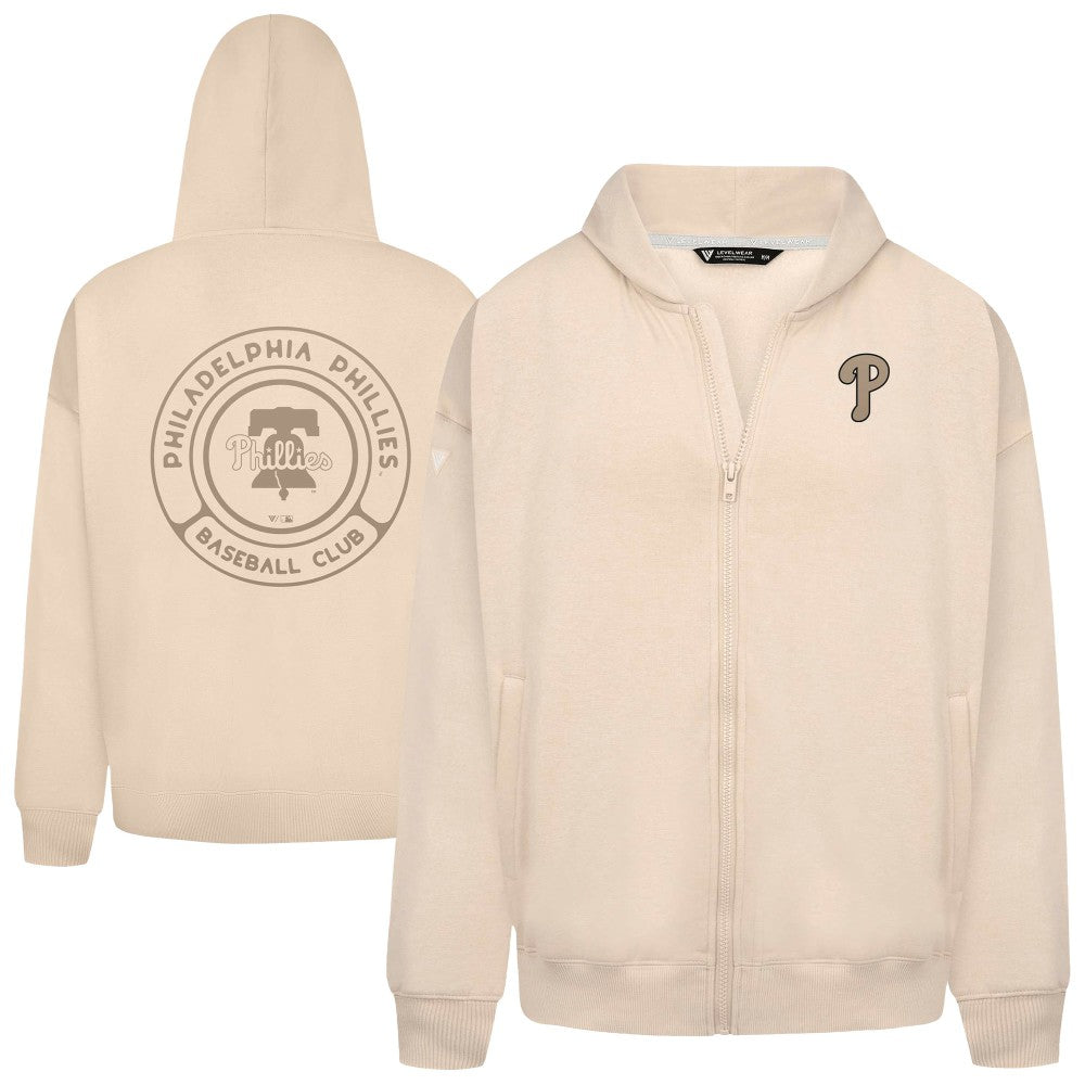 Philadelphia Phillies Levelwear Uphill Oversized Full-Zip Hoodie Online