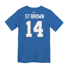 Amon-Ra St. Brown Detroit Lions Preschool Player Name & Number T-Shirt Blue - Nike