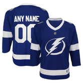 Tampa Bay Lightning - Youth Replica Custom Jersey Blue