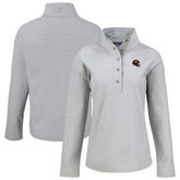 Washington Commanders Cutter & Buck Women's Hunts Point Eco Half-Snap Sweatshirt Gray - NFL