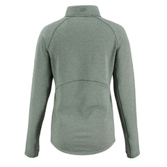 Green Bay Packers Cutter & Buck Women's Peshastin Eco Fleece Recycled Tri-Blend Raglan Half-Zip Jacket Heather Green - NFL