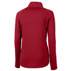 Tampa Bay Buccaneers Cutter & Buck Women's Historical Adapt Eco Knit Stretch Recycled Raglan Half-Zip Top Red - NFL