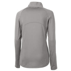 Seattle Seahawks Cutter & Buck Women's Historical Adapt Eco Knit Stretch Recycled Raglan Half-Zip Top Gray - NFL