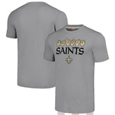 New Orleans Saints Homage Unisex The NFL ASL Collection by Love Sign American Sign Language T-Shirt Grey - NFL