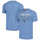 Tennessee Titans Homage Unisex The NFL ASL Collection by Love Sign American Sign Language T-Shirt Light Blue - NFL