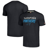 Carolina Panthers Homage Unisex The NFL ASL Collection by Love Sign American Sign Language T-Shirt Charcoal - NFL