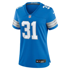 Kerby Joseph Detroit Lions Women's Team Game Jersey Blue - Nike