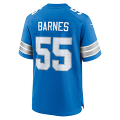 Derrick Barnes Detroit Lions Team Game Jersey Blue - Nike