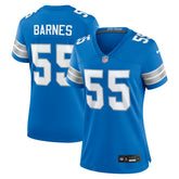 Derrick Barnes Detroit Lions Women's Team Game Jersey Blue - Nike
